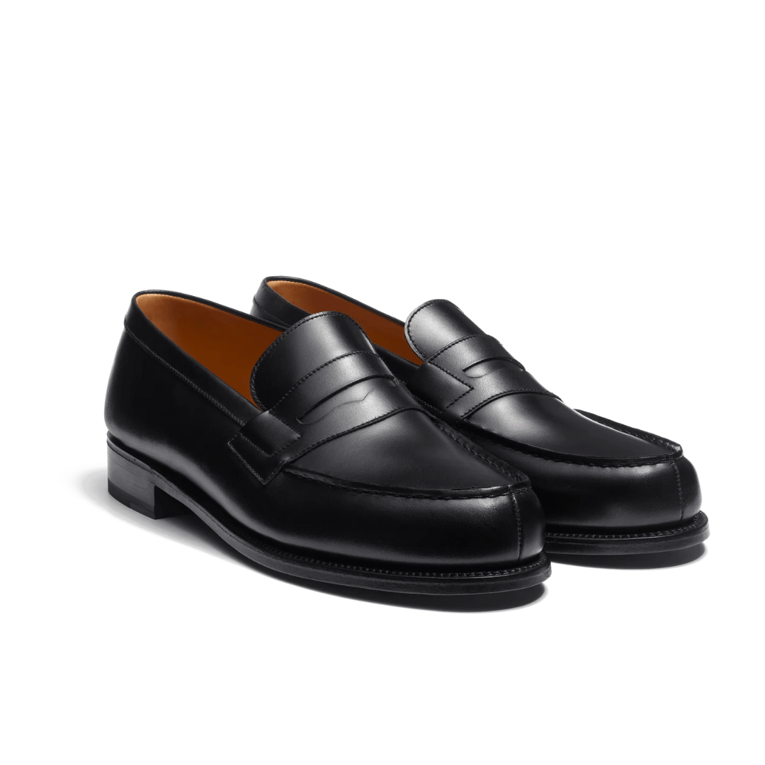 Mocassin Homme Noir en Cuir - JM 180