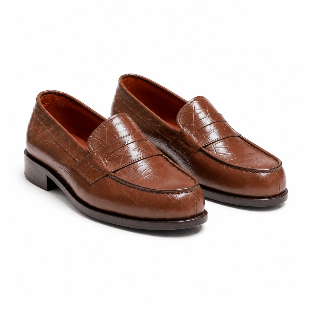 MOCASSINS CLASSIQUES LUXE – MARRON CARAMEL