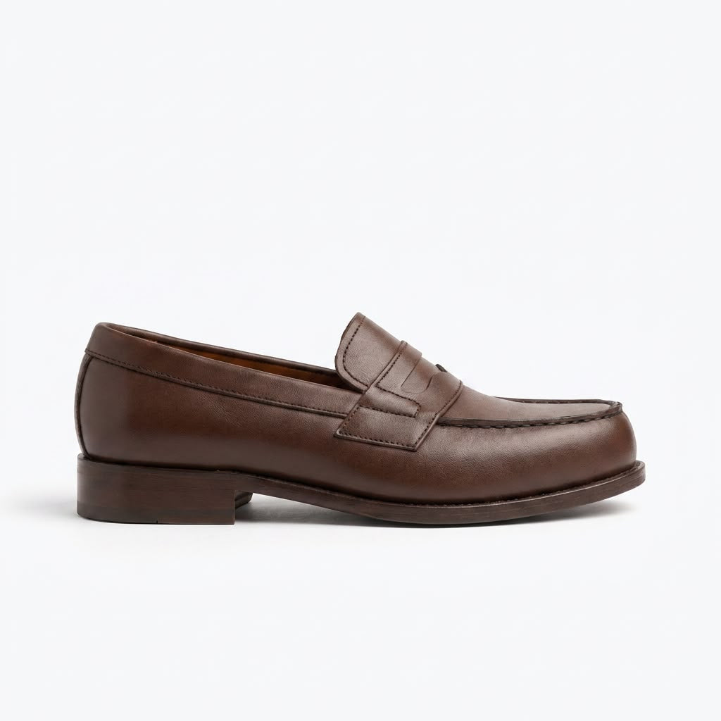Mocassin Homme Marron en Cuir - JM 180